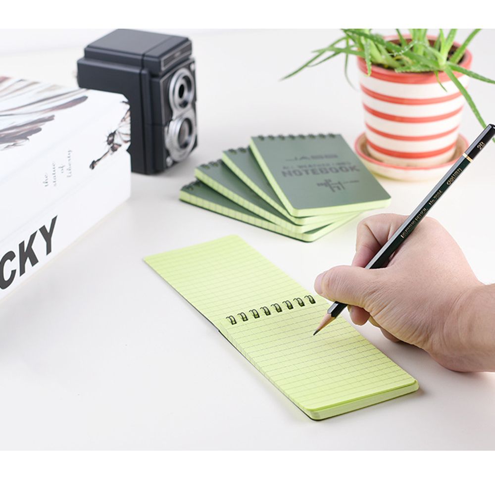 50 Sheets Green Waterproof Eye protection writing paper All Weather Shower Aqua Notes Notepad Notebook