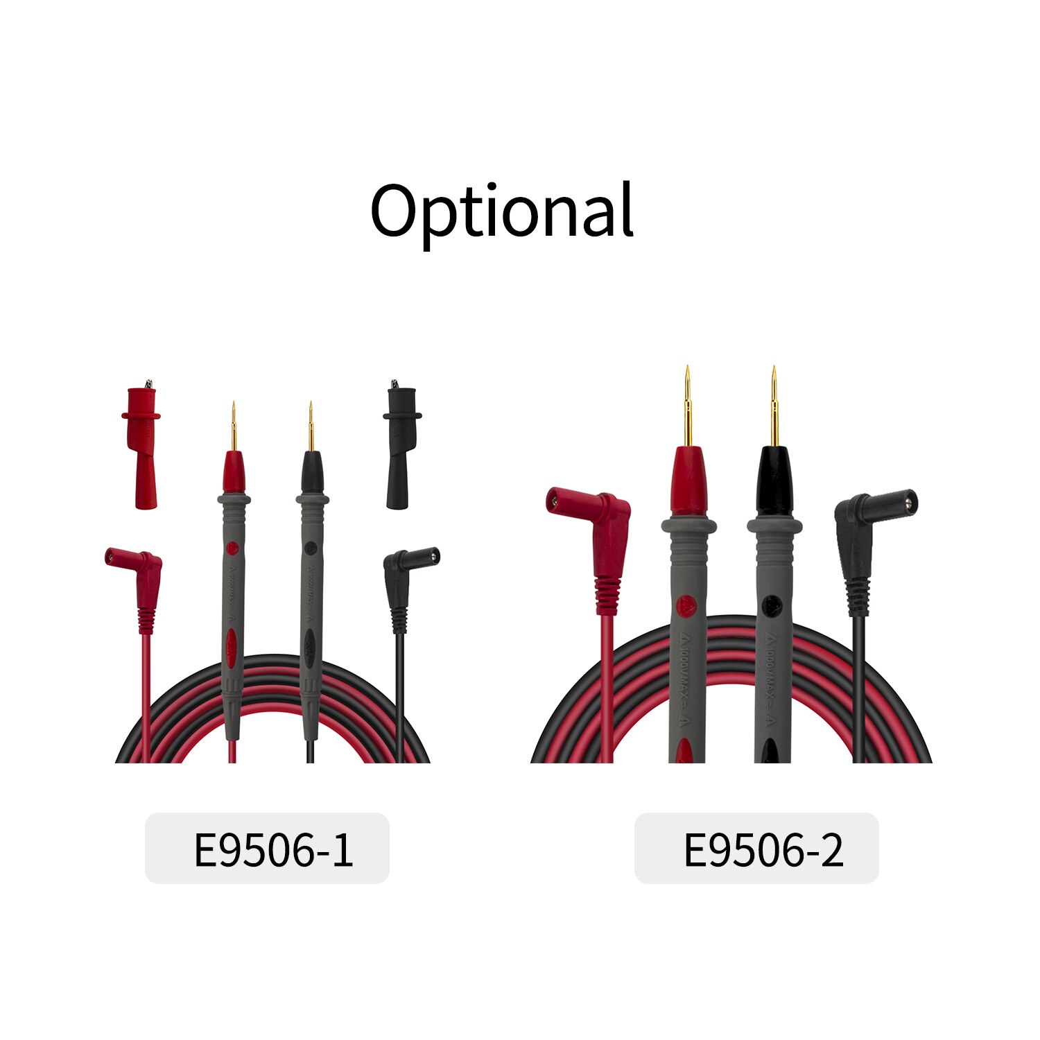 KKMOON Electronic Multimeter Leads Probes Test Gold Plated Super Sharp Tips Silicone Test Lines PT1008 20A 1000 V