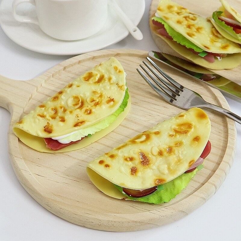 Gourmet photography decoration Simulation food props Food model Pancake snacks Movie props Window model Shop decoration