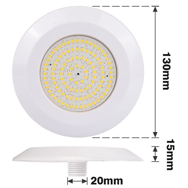 Simbassängslampa undervattens hartsfylld poollampa led 12w dc 12v utomhus inomhusspotlight vattentät  ip68 ytor dammlampa