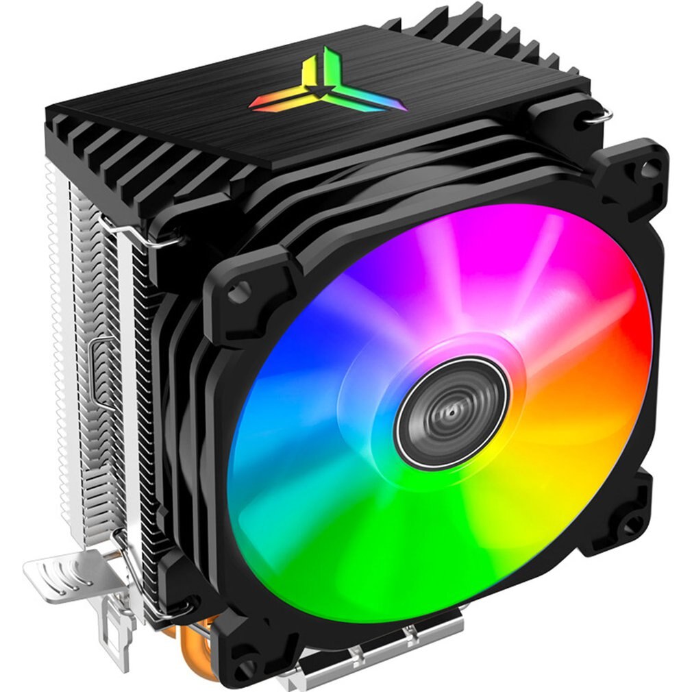 Cr1200 rgb-fodral stationär datorchassi vattenkylningsfläkt färgglad pc-dator kylfläkt kylare tyst cpu-fläkt