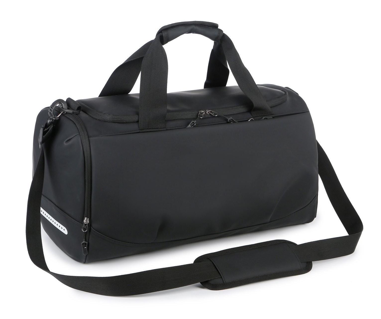 Mannen Reistassen Mode Handtassen Nylon Schoudertas Sport Fitness Crossbody Tas Grote Tote Messenger Bag: Black