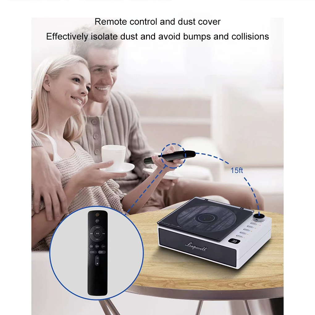 Portable CD Player With Remote Control And Hi-Fi Speakers CD-R Cd Walkman Playerplayer As Cd MP3