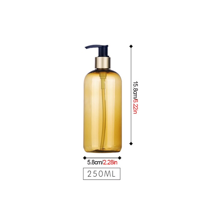 Tvålflaskor för husdjur med klistermärken etiketter badrumsschampo handdesinfektionsflaska kosmetika body wash lotion utomhusreseverktyg: A