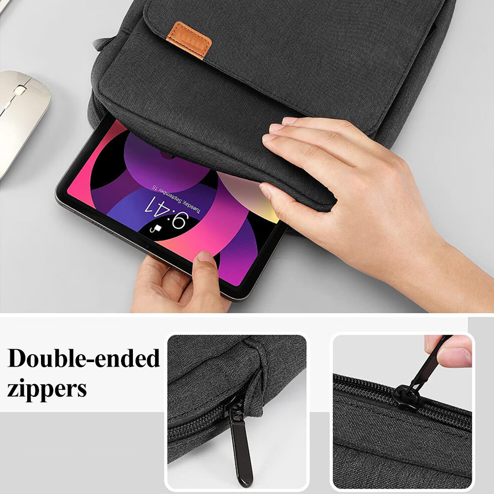 Laptop Tablet Messenger Bag for Macbook Air Pro 11 12 9th / 10.5" 11" iPad Pro Air Tablet Carry Case for Surface HP DELL