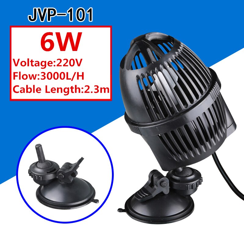 220V Aquarium Wave Maker Waterpomp Dompelpomp Aquarium Wavemaker Watercirculatie Powerhead Pomp Voor Marine Coral: JVP-101A