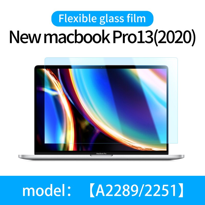 UDMA Anti-blue for Macbook Pro air 13 M1 Chip A2337 2338 Screen Protector 13 15 16 2179 2289 1706 2251 Flexible Glass Film: New Pro13.3 2020