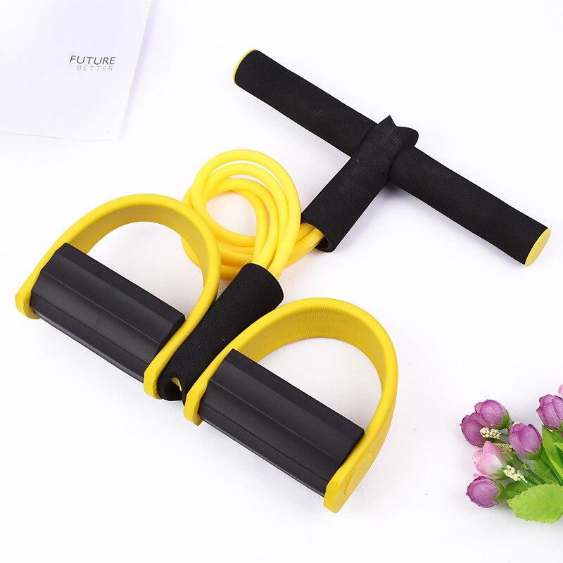4 Resistanc Elastico Funi di Trazione Ginnico Vogatore Del Ventre Fascia di Resistenza Palestra di Casa di Sport di Formazione Fasce Elastiche Per Attrezzature Per Il Fitness