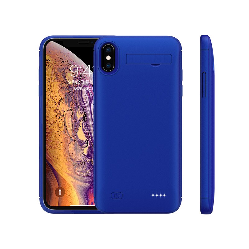 Funda de batería delgada para iphone X, Xs, Max, XR, cargador de batería, 6, 6S, 7, 8 Plus
