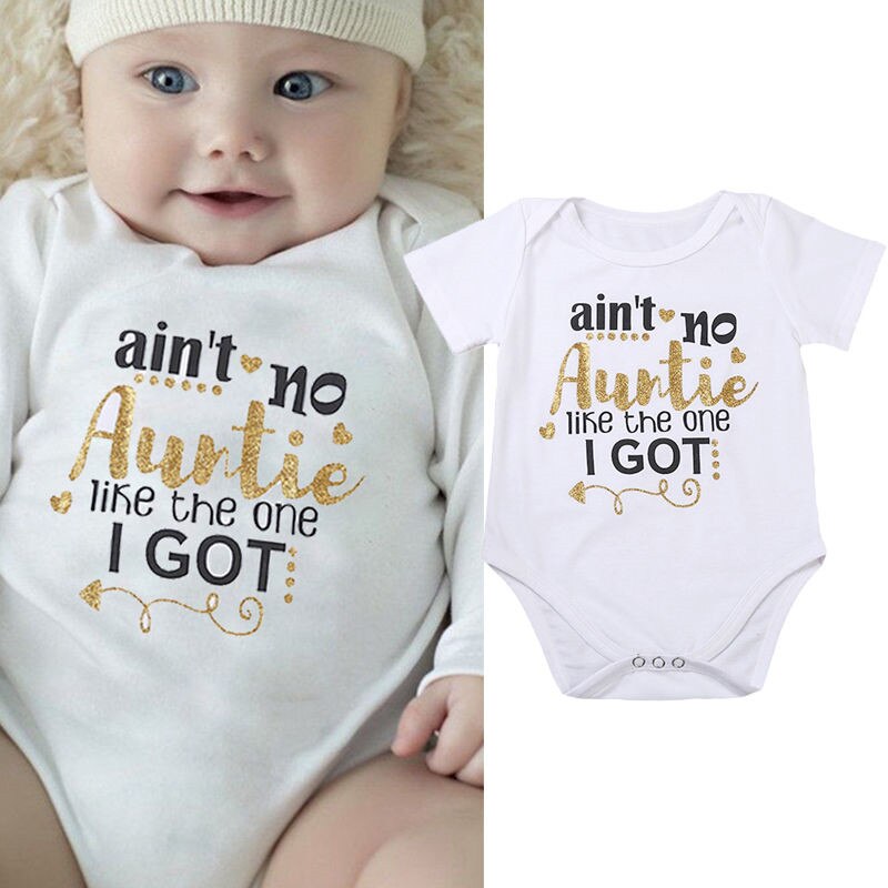 Body pour bébé de 0 à 18 mois, combinaison à manches courtes, avec lettres imprimées, pour fille et garçon