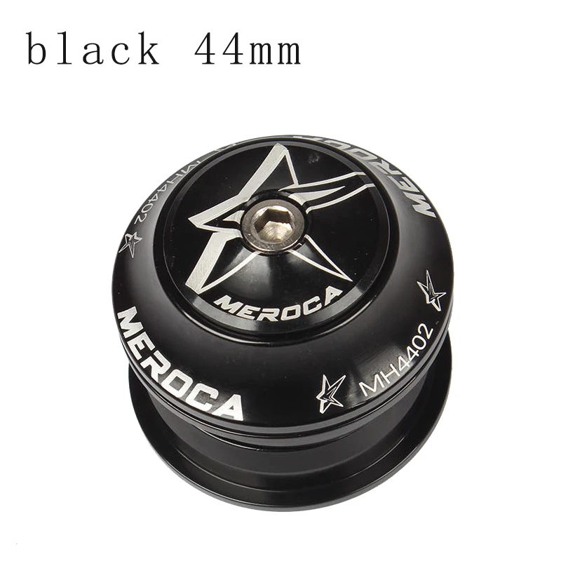 Bicycle Headset 44mm 2 Bearing Clock 1 1/8 For Road MTB Bike BMX Integrated Steering Parts For 28.6 Straight Tube Fork: Dark Grey