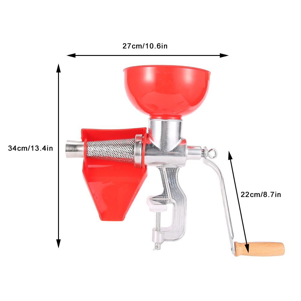 Exprimidor Manual de aleación de aluminio, exprimidor Manual grueso para frutas, tomate, limón, naranja, verduras, herramienta de cocina, exprimidor portátil de jugo