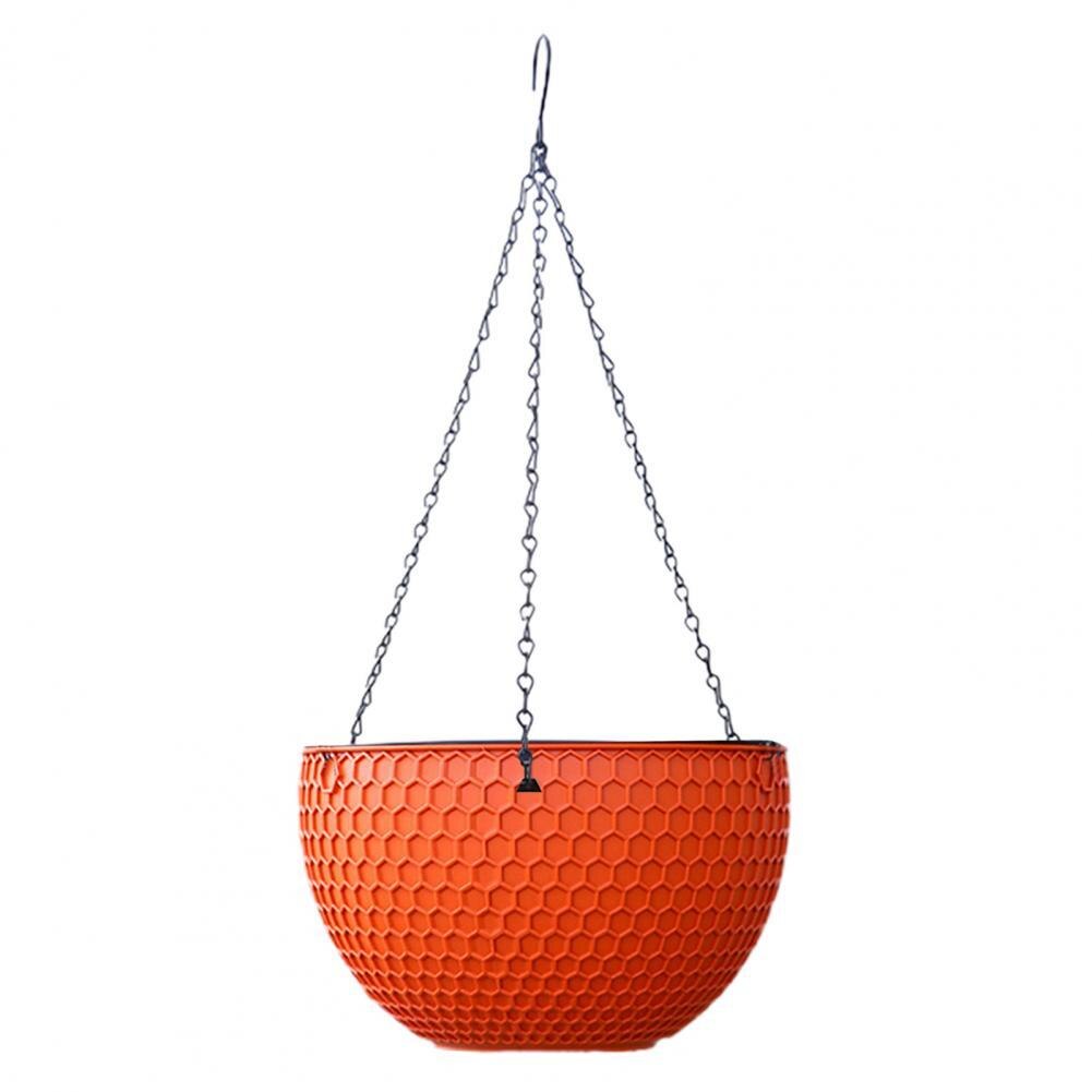 Hanging Plant Pot Waterproof Hanging Flower Basket Outdoor Garden Hanging Plant Pot for Garden Plant Hanger