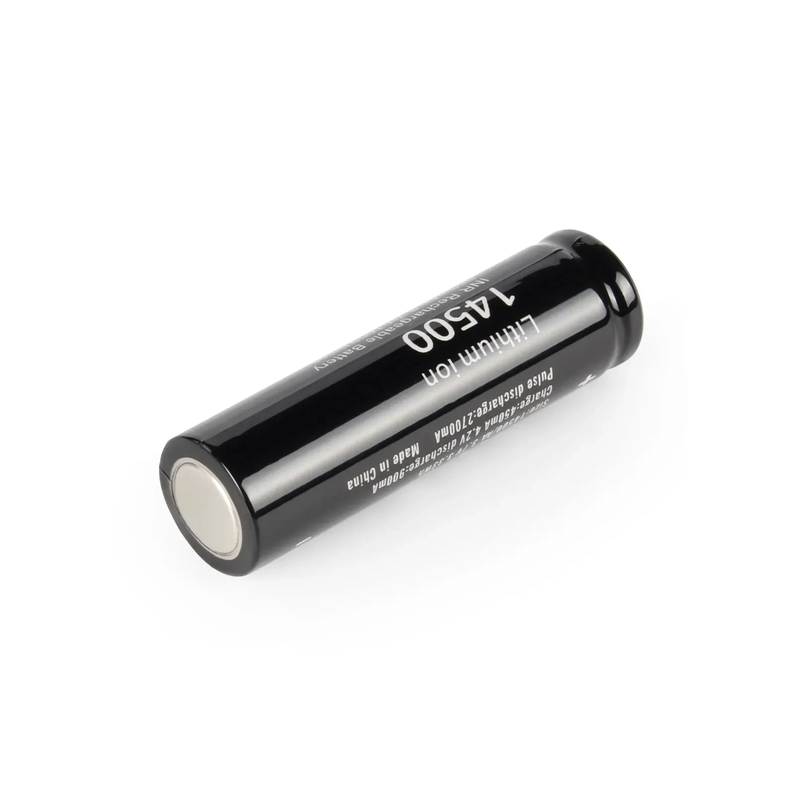 Batería de litio Soshine 3,7 14500 AA, batería recargable de 900mAh y cargador de batería recargable LiFePO4 de iones de litio 14500 10440