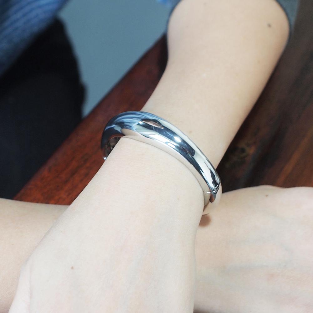 MANILAI Brand Alloy Statement Cuff Bangles Women Punk Metal Bracelet Bracelets Jewelry