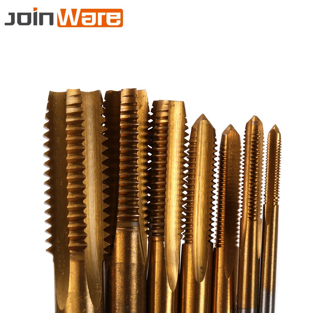 Mixed HSS M3 M4 M5 M6 M8 M10 M12 Machine Hand Screw Thread Metric Plug Tap Drill For Metalworking Machine Repairing