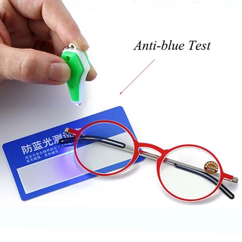 Lichte Leesbril Ultradunne Portable Ver Zicht Brillen Anti-Blue Ray Bril Brillen Met Case Ronde Frame Bril