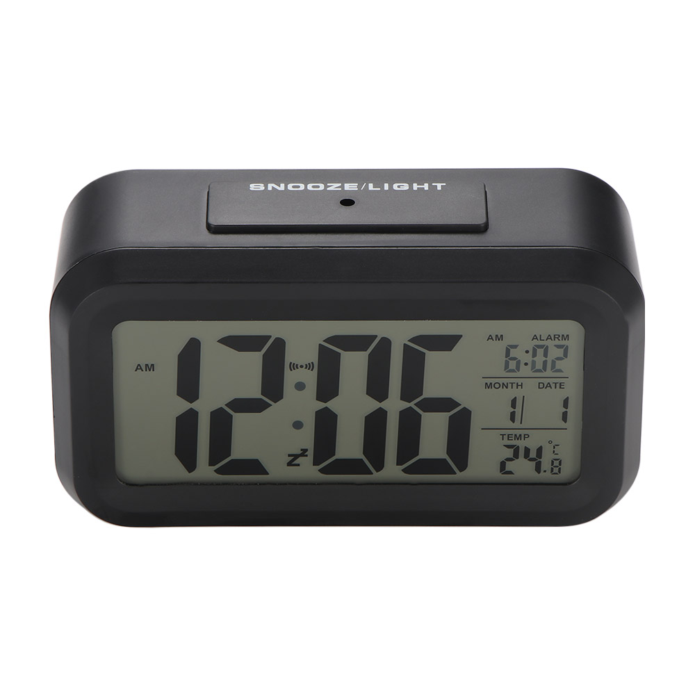 Alarm Clock Large LED Nightlight Sensor Snooze Mute Calendar Table Desktop Electronic led clocks Digital Desk clock
