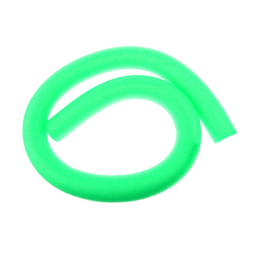 Enfants adulte flottant piscine nouille solide noyau eau flotteur mousse 150cm: green