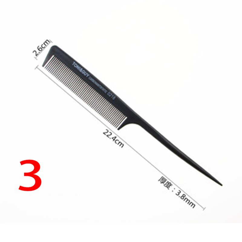 Peine antiestático para peluquería, peines de pelo liso, cepillos de peluquería, herramientas de estilismo, accesorios de peluquero