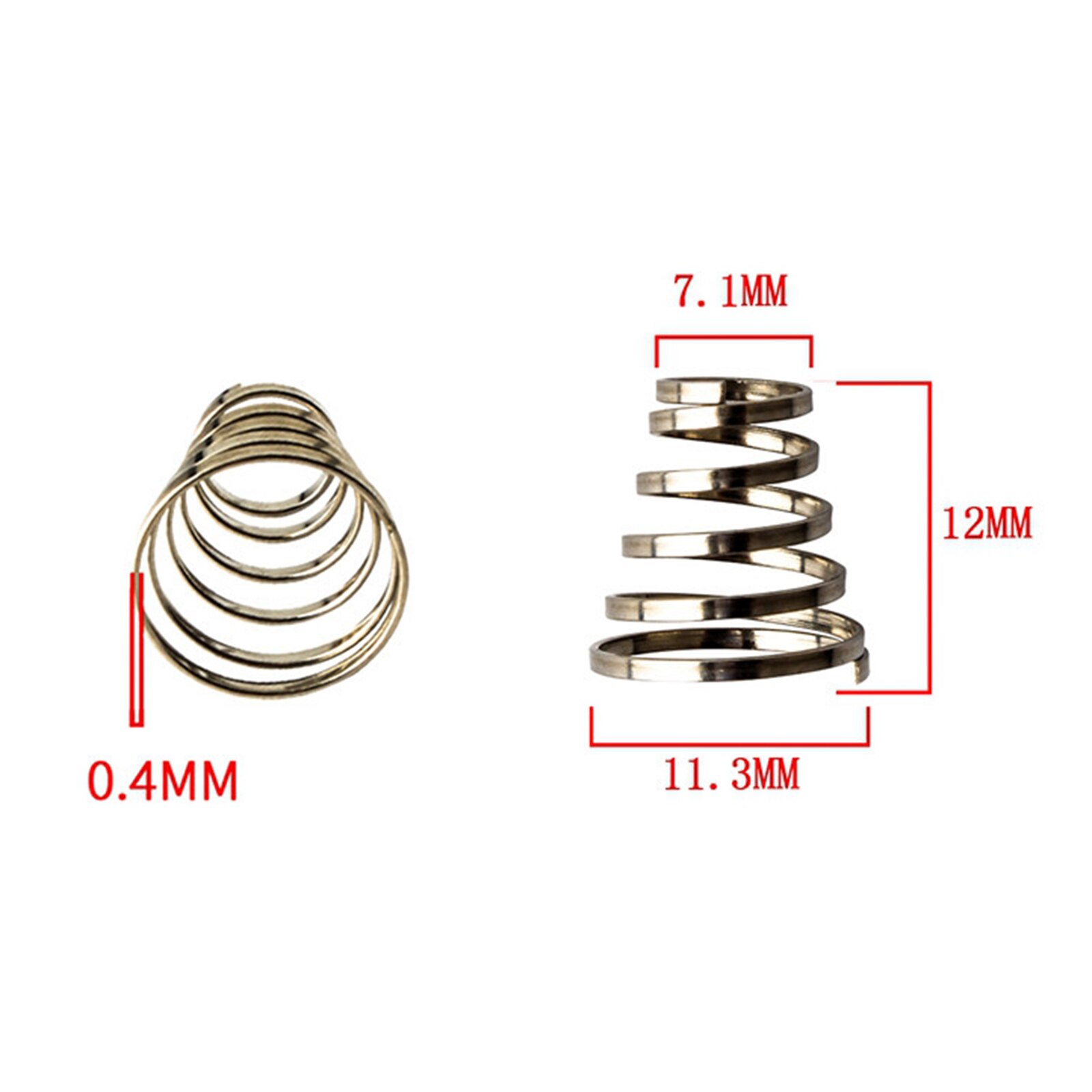 10pcs Bicycle Wheel Hub Spring Skewers Quick Release Clip Bolt Lever Springs Bicycle Front Rear Wheel Skewer Components