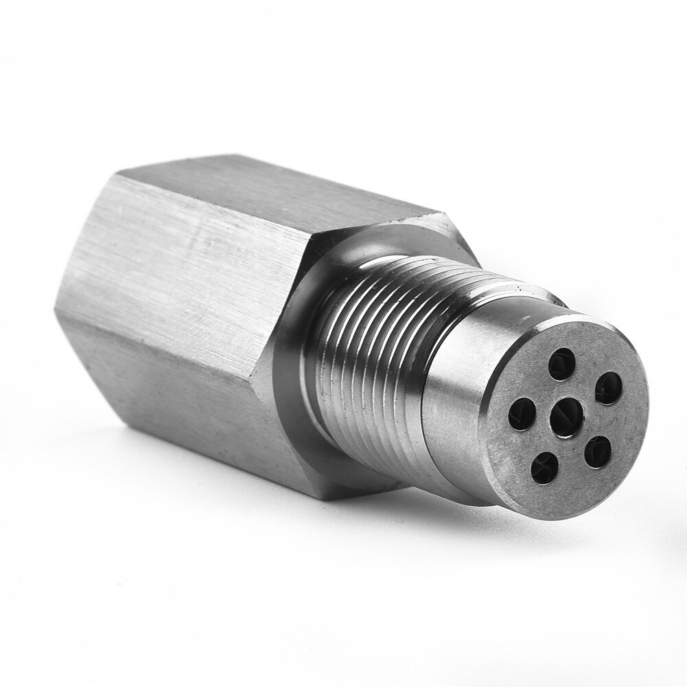 Universal- Mini Katalysator Mit Gebaut-in M18X 1,5 Katalysator 304 Edelstahl 6x 2,5x2,5 cm o2 Sensor