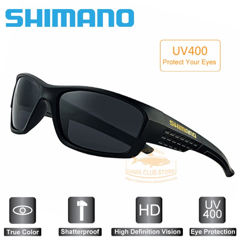 Shimano Polarized Sunglasses Fishing Sunglasses Road Cycling Glasses Mountain Bike Bicycle Riding Protection Goggles: C1