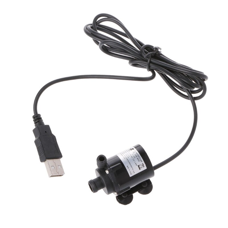 Mini USB DC5V Brushless Submersible Motor Water Pump For PC Water Cooling System