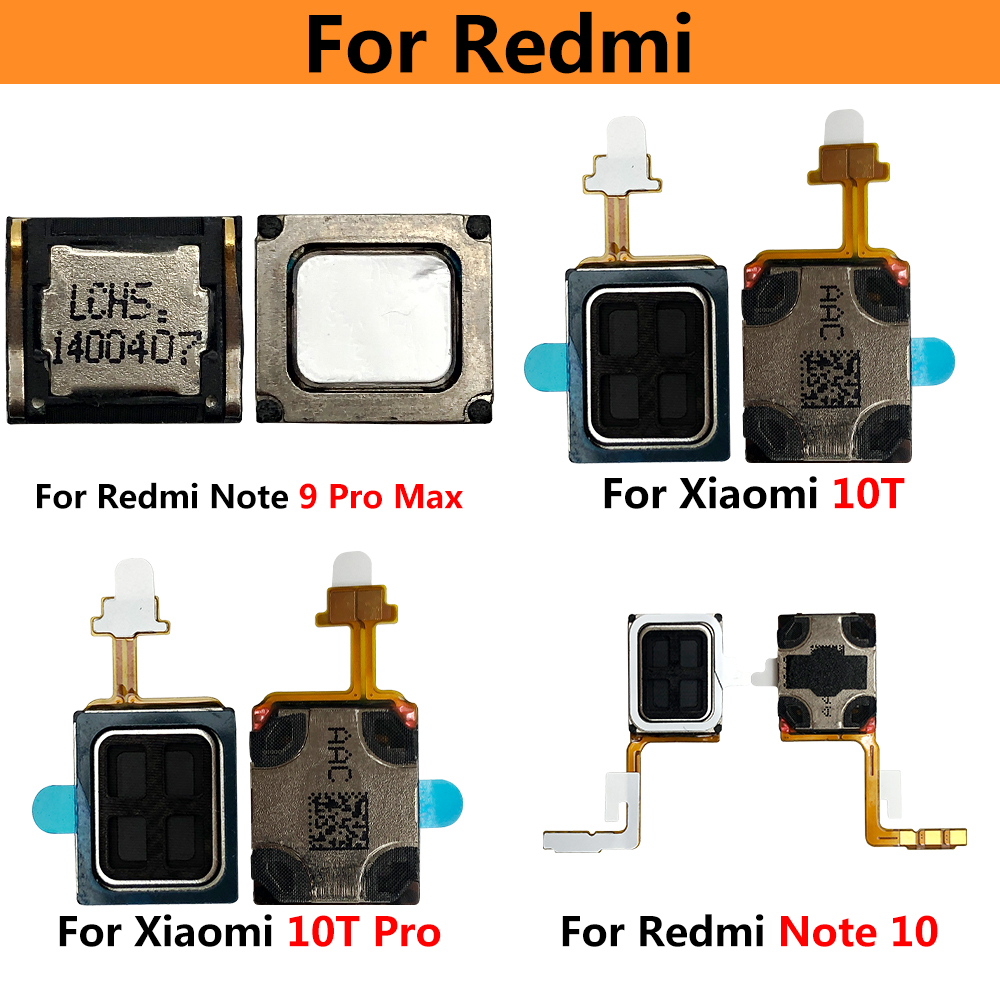 Haut-parleur pour écouteurs Xiaomi Mi 10T Redmi Note 7 8 9 Pro 9S Note 10 Pro, oreillettes, récepteur supérieur,