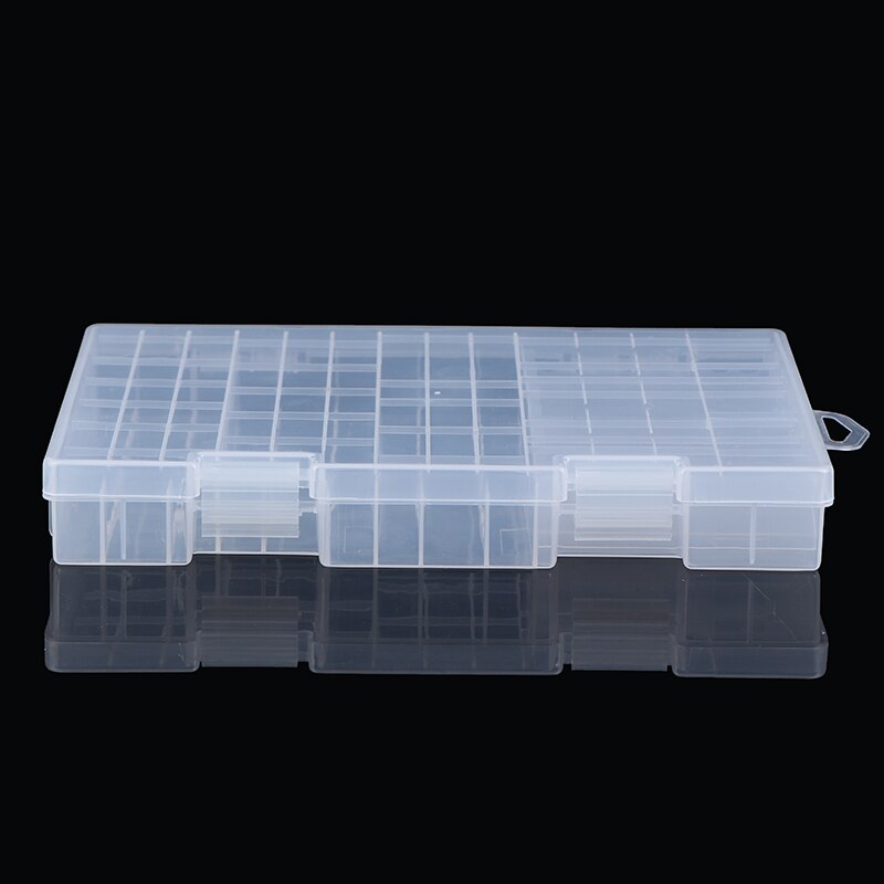 Super Volume Transparent Plastic Battery Storage Box For Placed 100pcs AAA AA Battery Holder Container Coverd Finish Kit Box