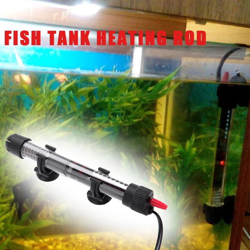 110v-220v yuge ajustável temperatura termostato aquecedor haste 25w/50w/100w/200w/300w submersível aquário tanque de peixes água calor