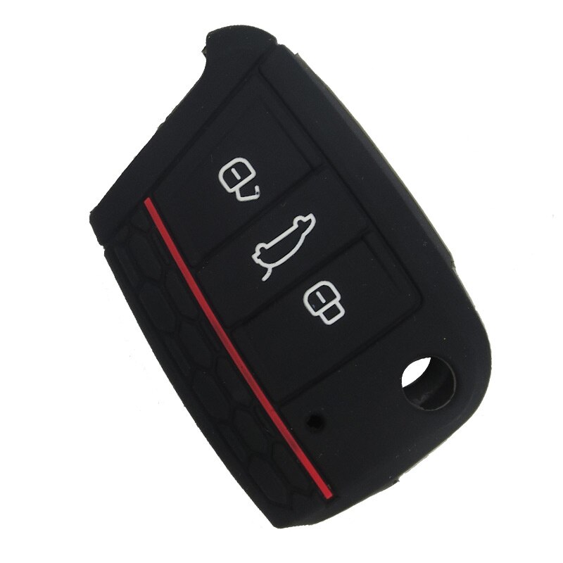 Funda para llave de coche para Volkswagen VW Golf 7 6 MK7 MK2, Polo Tiguan Passat B8 CC para Skoda Octavia A7 Combi SEAT León Ibiza