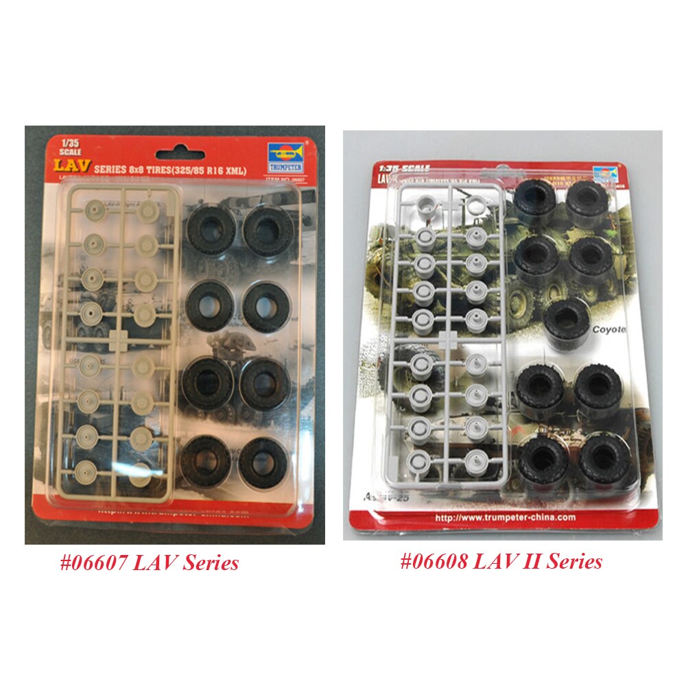 Trumpeter 06607 06608 1/35 Schaal Lav/Lav Ii Serie 8X8 Banden 325/85/ R16 Xml model Accessoires