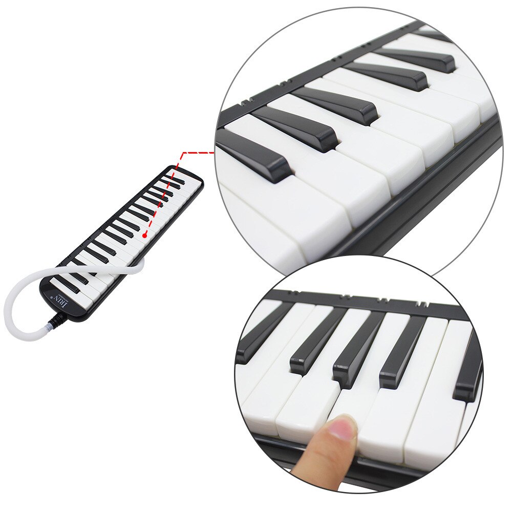 IRIN 37 Key Melodica Piano Style Harmonica with Oxford Bag Musical Instrument