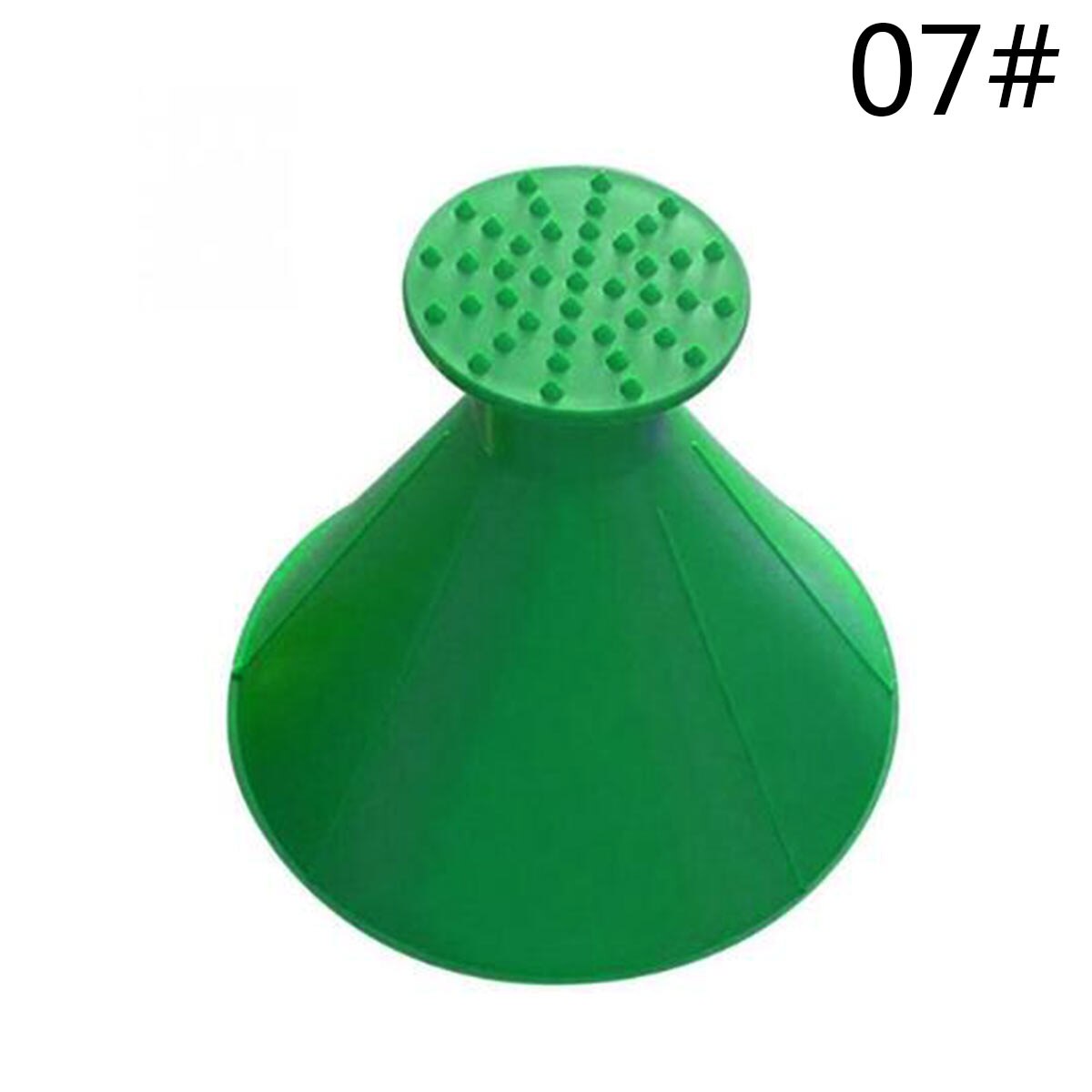 Okrągła magiczna skrobaczka robić szyb automatyczny okno samochodu stożek skrobak szyby lejek robić usuwania śniegu Deicer odladzanie narzędzie skrobanie: zielony