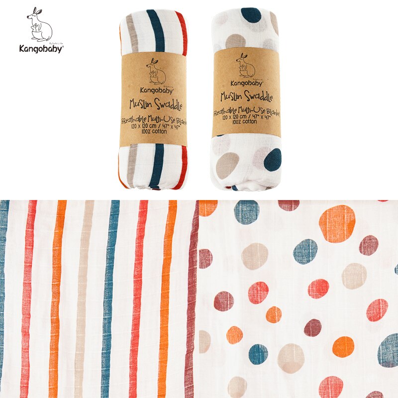 Kangobaby # Regenboog Eiland # Baby Manta Inbakeren Foto Deken Baby Wrap Baby Inbakeren Kinderwagen Deken Bad Baby