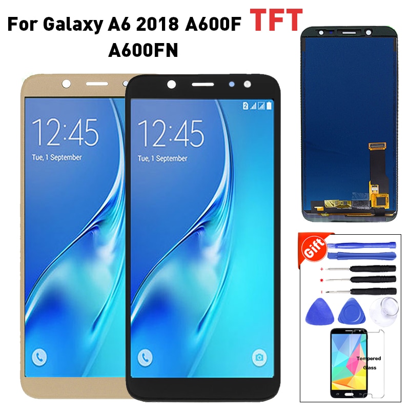 For SAMSUNG Galaxy A6 A600 LCD Display Touch Screen Digitizer Assembly Grade AAA For SAMSUNG A6 A600F A600FN LCD
