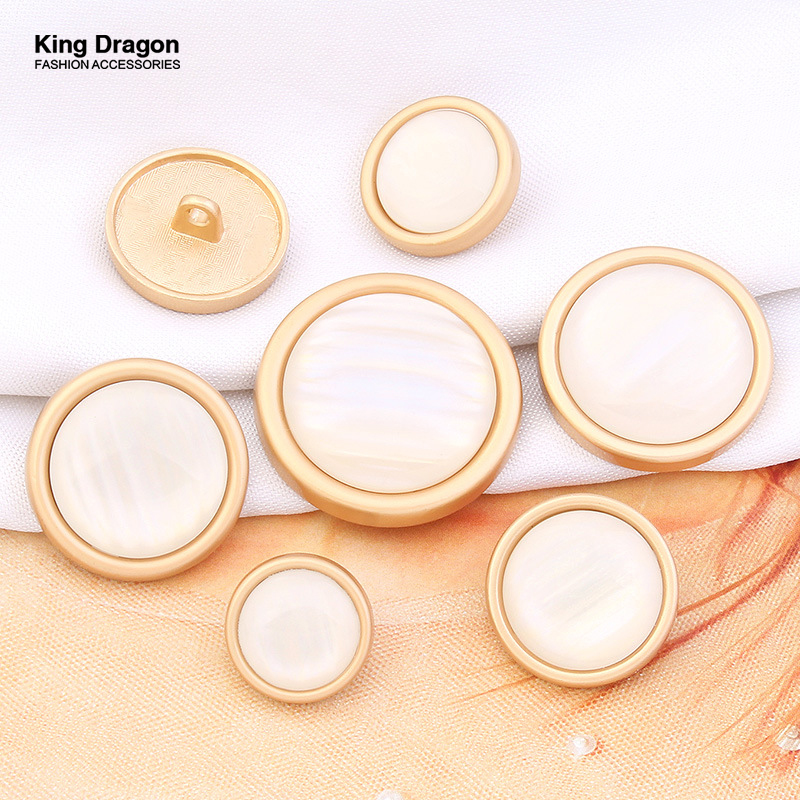 Metal Gold Cat Eye Suit Buttons For Clothes 6PCS 15MM-28MM Needlework Sewing