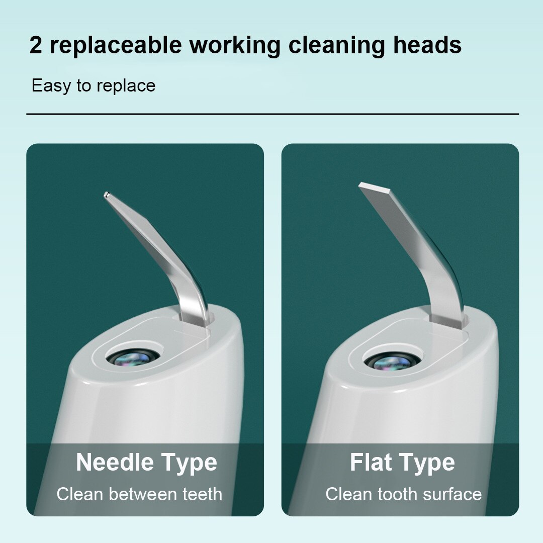 SUNUO Visual Electric Ultrasonic Teeth Cleaner 200W Endoscope Tooth Dental Scaler Rechargeable Tartar Calculus Plaque Remover