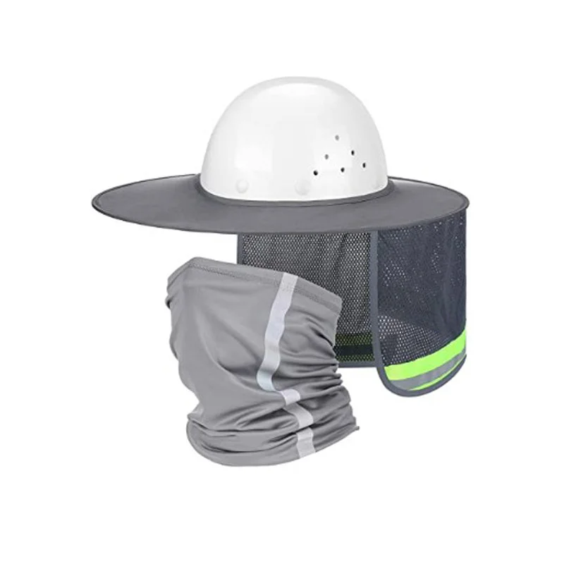 Parasol de protección para el cuello, casco transpirable, multicolor, resistente al sol, para prevenir quemaduras solares, brillante