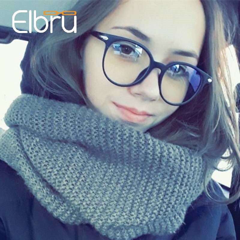Elbru Vintage Blue Light Blocking Glasses Frame Women Men Anti Blue Light Computer Glasses Blue-ray Spectacle Eyeglasses Frame