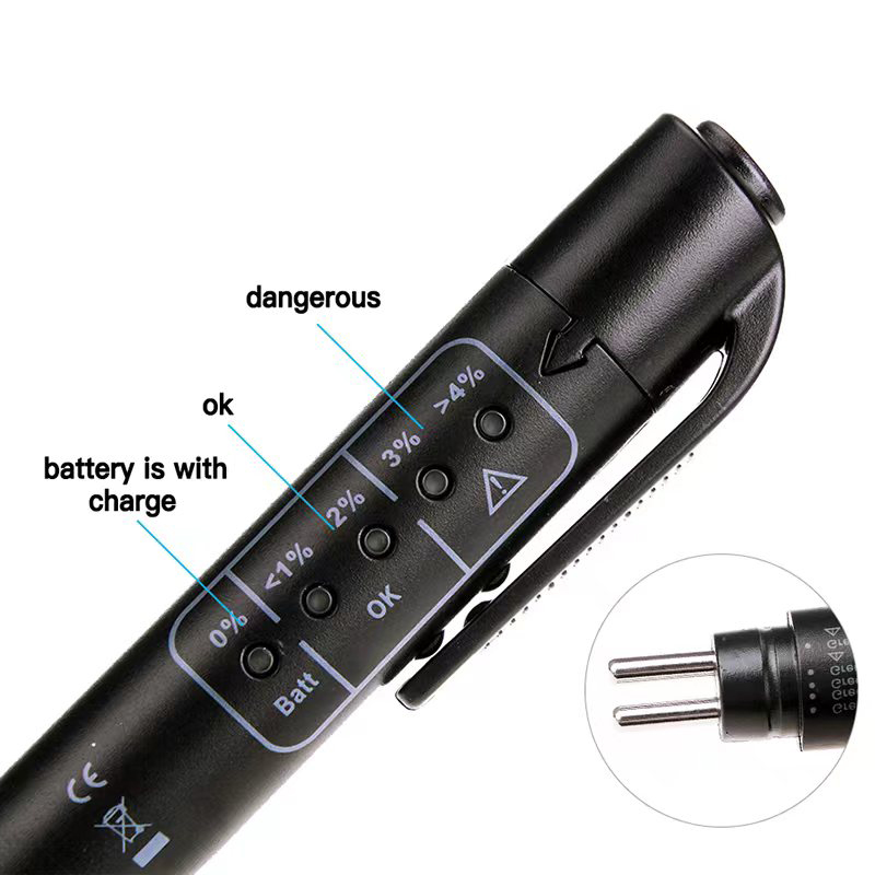 Automotive Brake Fluid Brake Oil Testing Pen Vehicle Brake Fluid Tester Oil Test Display Testing Tools With Liquid LED