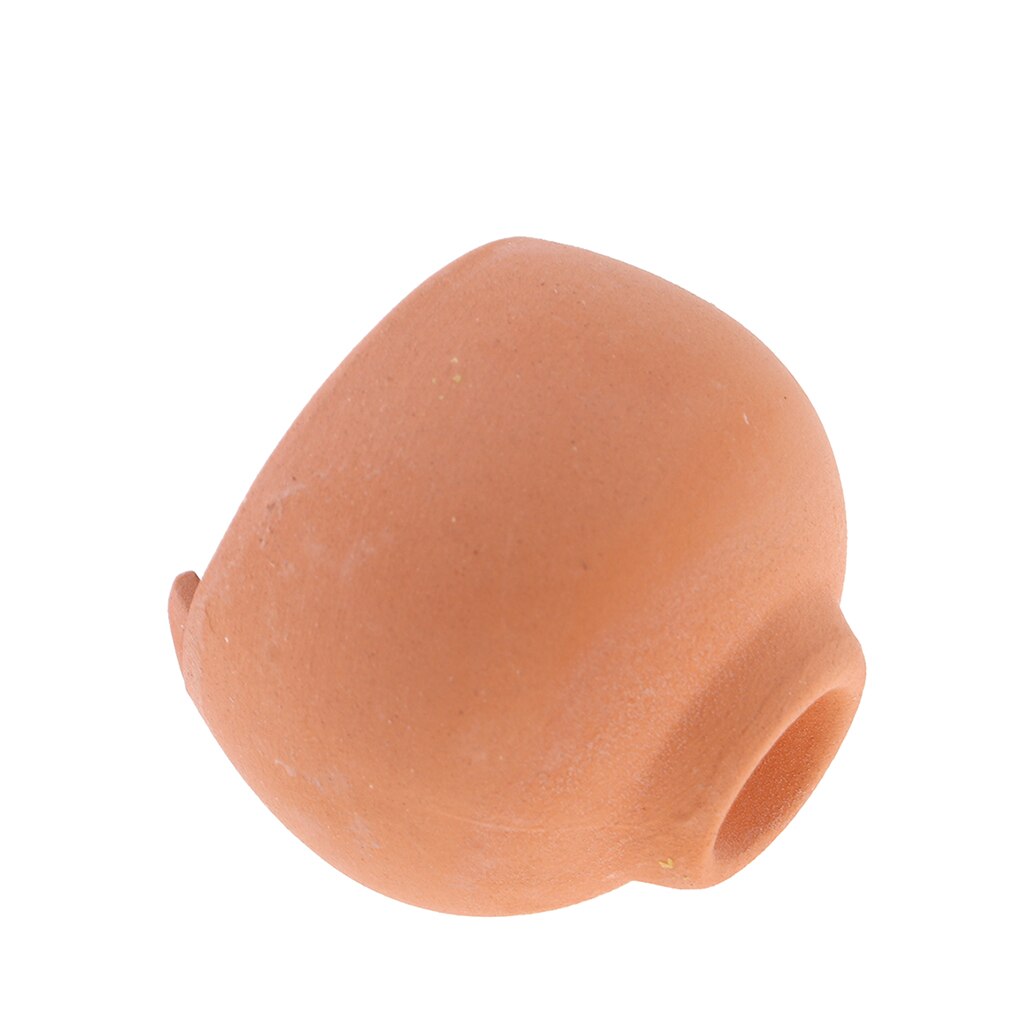 1/12 Miniature Porcelain Flower Pots Cute Cat Ears Shape Flowerpot Ornament