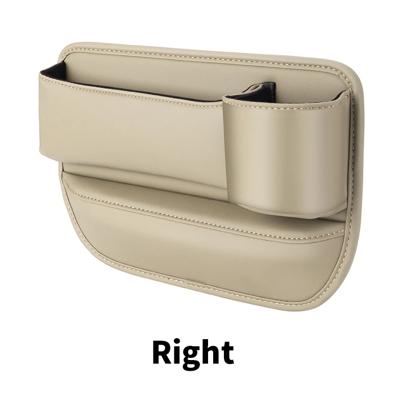 Caja de almacenamiento organizadora para espacio de asiento de coche, cartera multifunción de bolsillo, llaves, tarjetero, soporte para teléfono, caja de almacenamiento portavasos automático, 1 Uds.