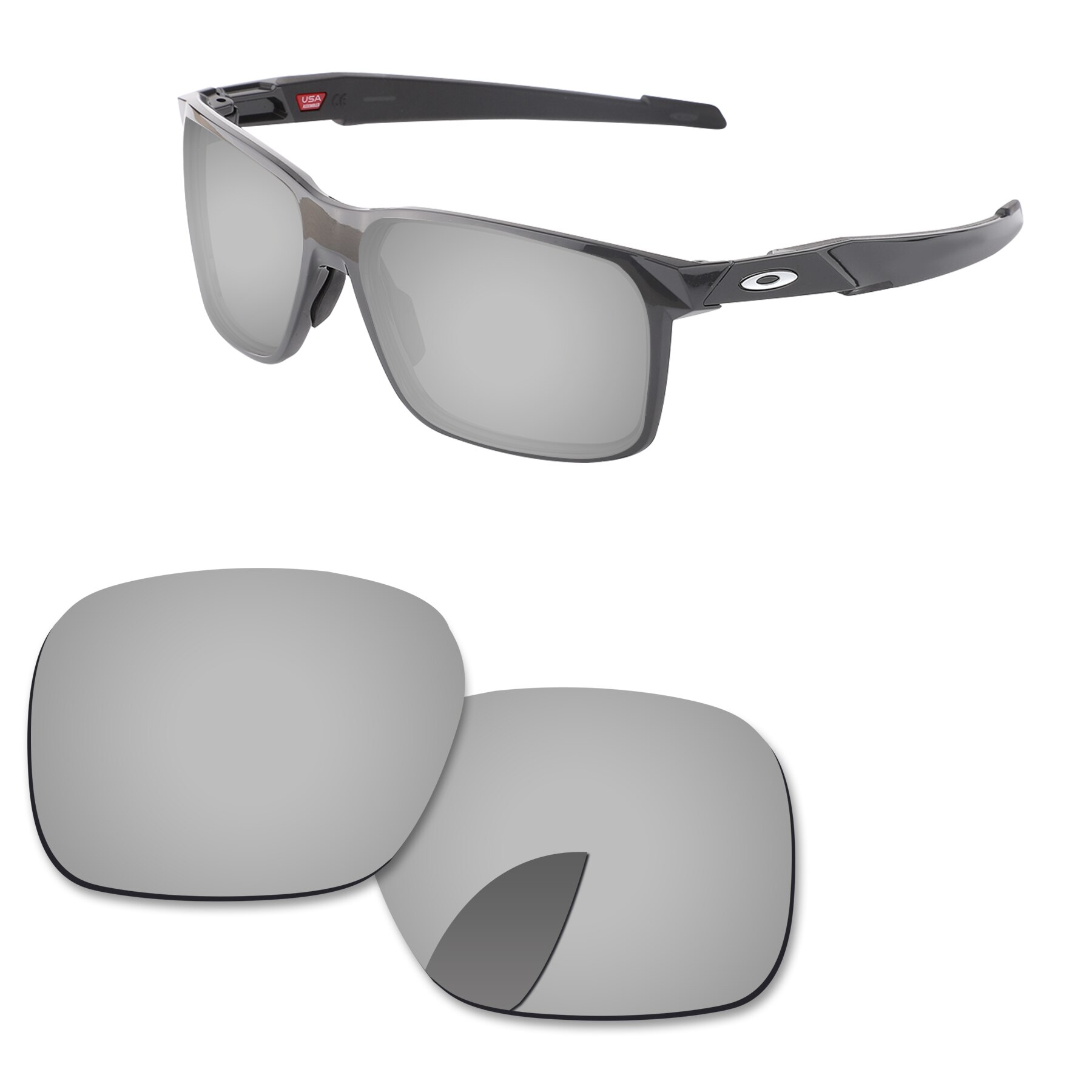 Alphax Vervanging Lenzen Voor-Oakley Portal X OO9460 Zonnebril Gepolariseerde-Meerdere Opties: Chrome Silver