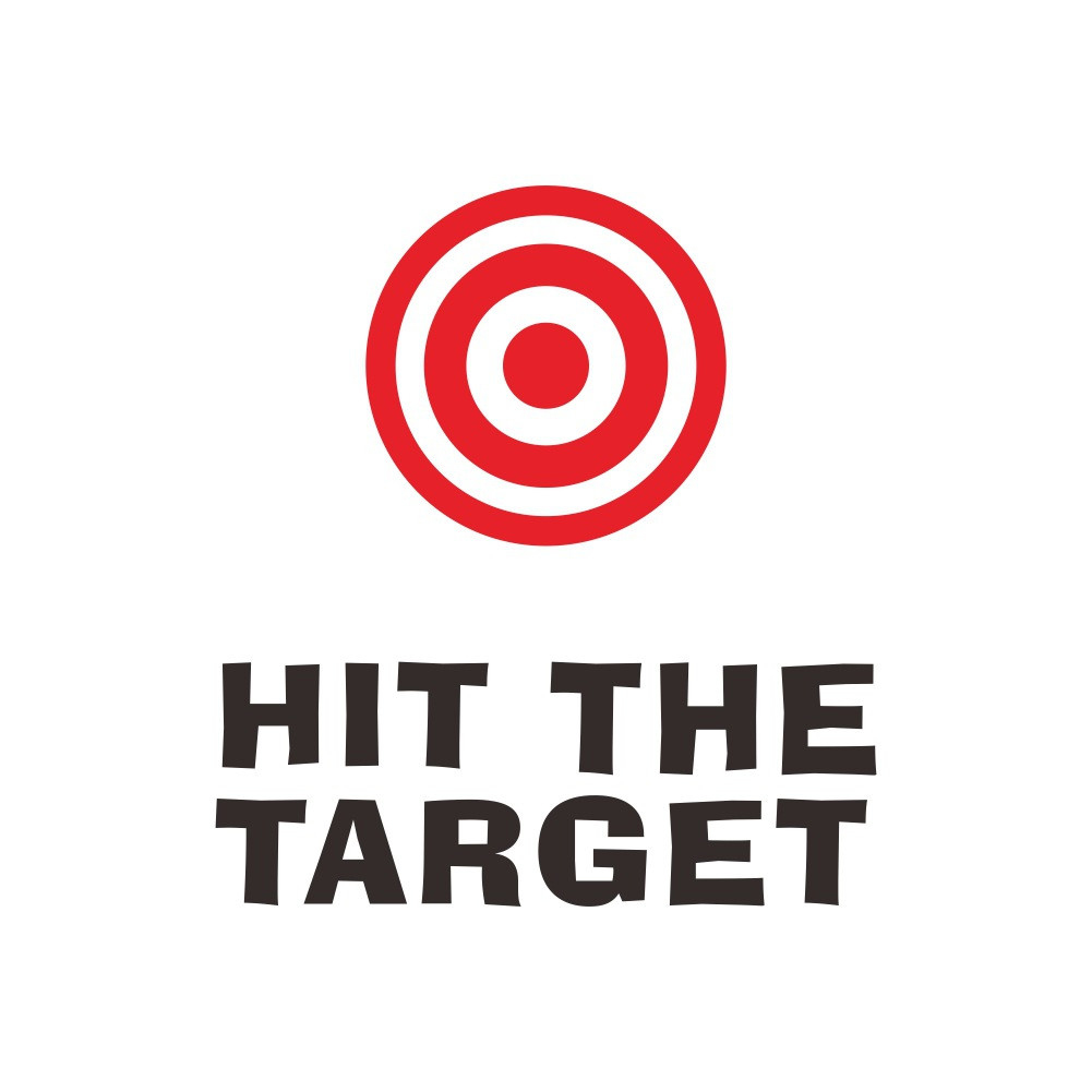 The Toilet Sticker With The Word Hit The Target Funny Toilet Or Pool Decoration Sticker latest: Default Title