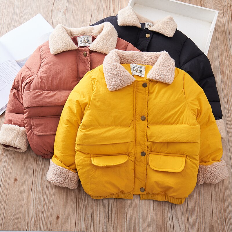 2 3 4 5 6 años niños pequeños abrigos invierno grueso chaquetas de para niñas abrigo de plumón para niñas chaqueta para niños