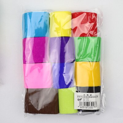 Wrinkle Roll Paper Arts Craft Material Supplies 4/6/12 Pcs Art Set Crepe Paper Origami Crinkled Craft Wrinkled Paper For DIY: 12pcs