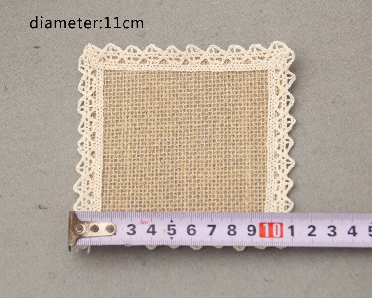 1 st (4 maten) Jute Placemats Pastorale Placemats Keuken Eetkamer Placemats Land Natuurlijke Jute bruiloft tafel Decoratie