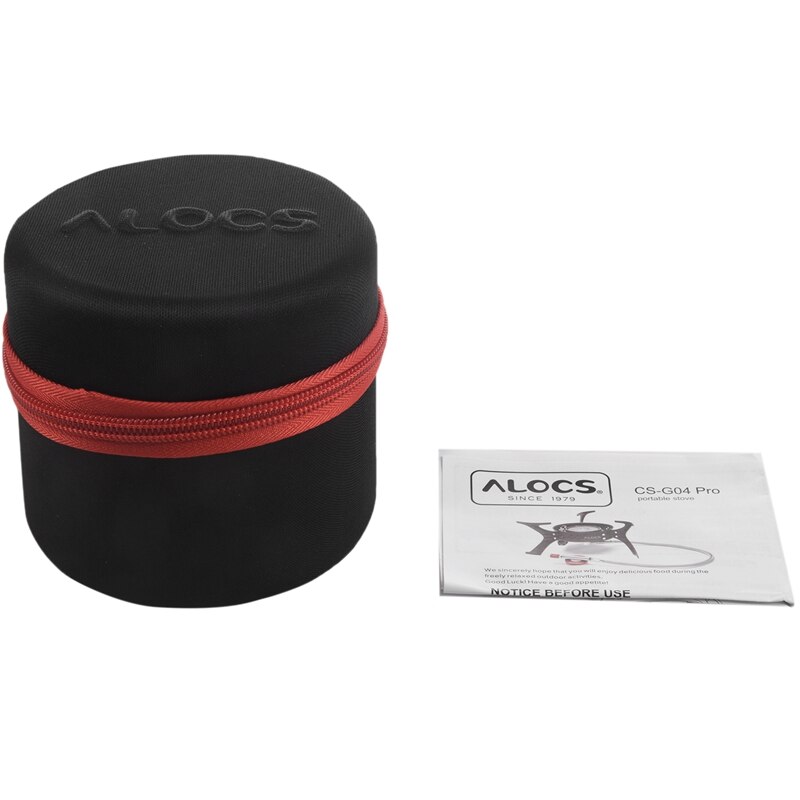 Alocs Cs-G04Pro 3200W fornello da campeggio stufa da Picnic all&#39;aperto nuovo Mini fornello da campeggio a combustibile ultraleggero da campeggio portatile